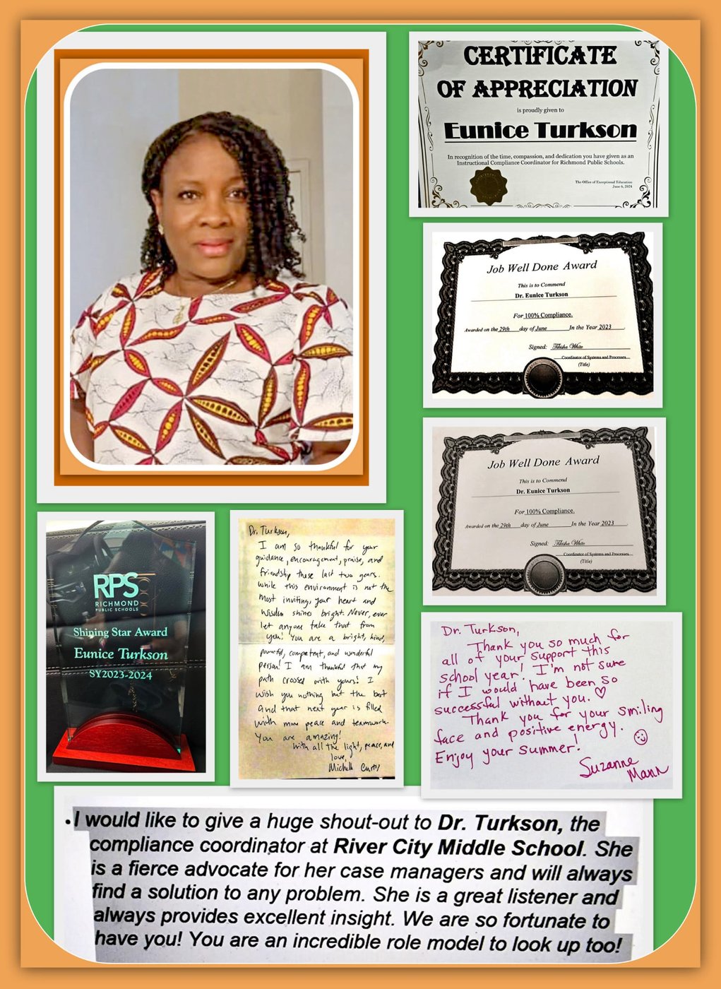 Dr. Eunice Turkson at a speaking event